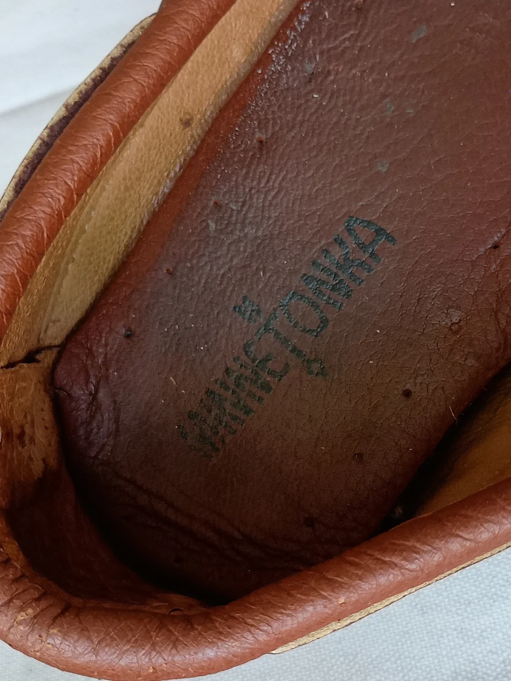 Minnetonka Men's Chestnut Brown Leather Boat Loafer Driving Shoes_11